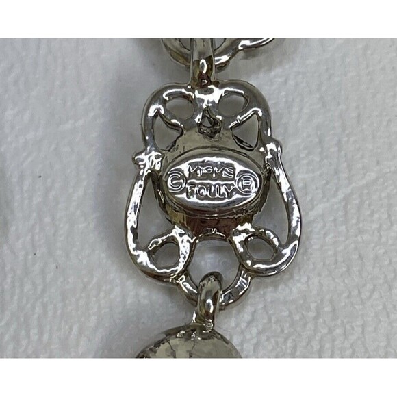 Kirks Folly AB Crystal Silver Tone Dangle Pierced Earrings - Picture 7 of 7